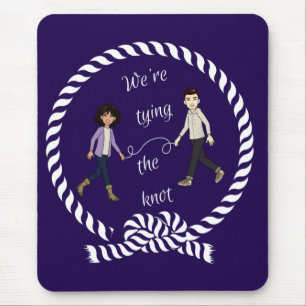 Hochzeit zur See - Wir knüpfen den Knoten Mousepad