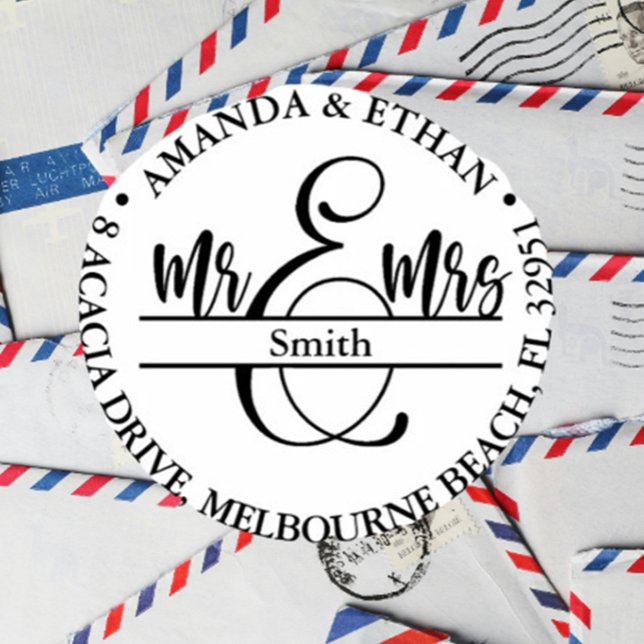 Hochzeitadresse Permastempel (Make sharing your new address effortless with our Wedding New Address Self-inking Stamp)