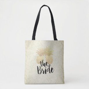 Hochzeitbride Vintage Ananas Damasepapier