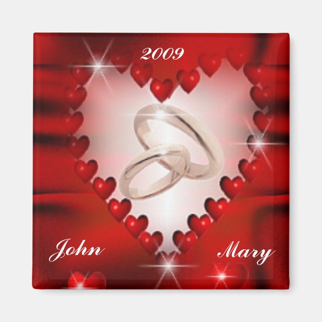 Hochzeitdatenzeitschrift Magnet (Vorne)