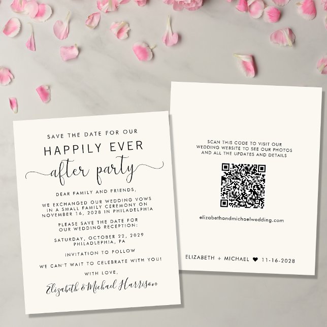 Hochzeitempfang Save the Date QR-Code (Von Creator hochgeladen)