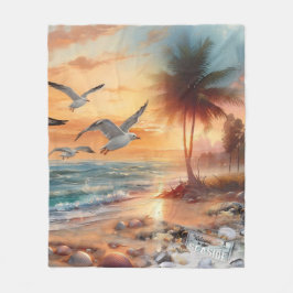 Hochzeiten am Meer am Strand Fleecedecke