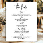 Hochzeiten Bar Drink Menü Personalisierte Kalligra Poster<br><div class="desc">Bar Menu ! Dieses schlichte und dennoch elegante Bar mit vier Getränken "Biere", "Wein", "Spirits" und "Non-Alkoholische", personalisiert mit den erlesenen Getränken. Passen Sie dieses elegante Hochzeitszeichen mit Ihren Namen und Bar-Dessous-Menü an! COPYRIGHT © 2020 Judy Burrows, Black Dog Art - Alle Rechte vorbehalten. Wedding Bar Drink Menü Personalisierte Kalligrafie...</div>
