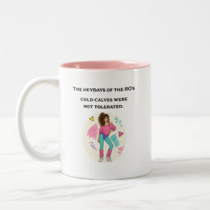 Hochzeiten der 80er - Kalte Waden wurden nicht tol Zweifarbige Tasse
