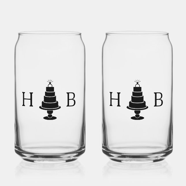 Hochzeiten Dosenglas (Vorderseite)