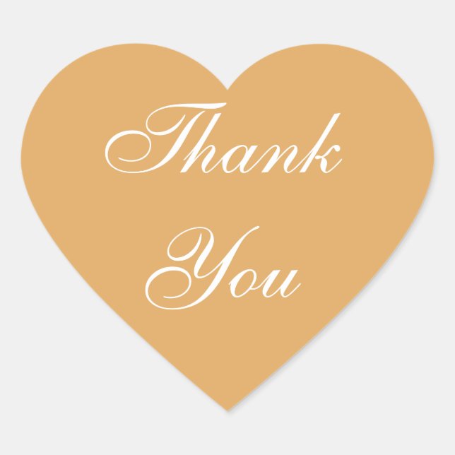 Hochzeiten Einladung Earth Yellow Herz-Aufkleber (Vorderseite)