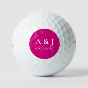 Hochzeiten Erinnerungen Fuschia Titleist Pro VI Golfball
