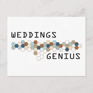 Hochzeiten Genius Postkarte