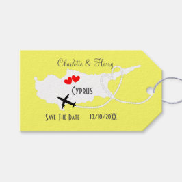 Hochzeiten im Ausland - Zypern Save the Date Geschenkanhänger