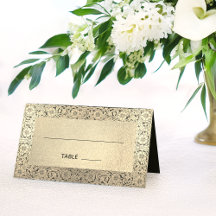 Hochzeiten Imitate Gold Schwarz Vintage Elegante