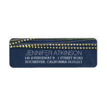 Hochzeiten in Marine und Gold