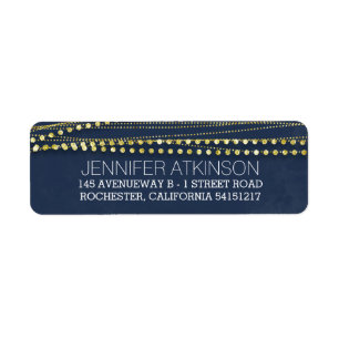 Hochzeiten in Marine und Gold