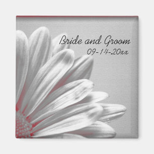 Hochzeiten in Rot und Grau Magnet