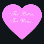 Hochzeiten laden Fuchsia Pink ein Herz-Aufkleber<br><div class="desc">Color Coordinating Fuchsia Pink Customizable Wedding Fuchsia Pink and White Invite Umschlag Aufklebers Stickers - Bridal Show Händler im Allgemeinen versuchen zu entschlüsseln: Was sind die besten Hochzeits-Briefmarke Designs in diesem Jahr? Diese formellen und eines der besten Designer Siegel für Wedding Fuchsia Pink und White gelten als Ergänzung zu den...</div>