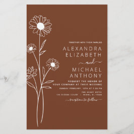 Hochzeiten Minimalistische botanische Blumenstrauß