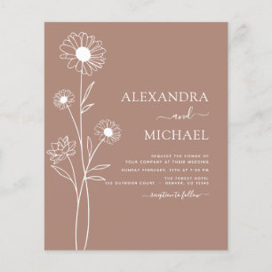 Hochzeiten Minimalistische botanische Blumenstrauß