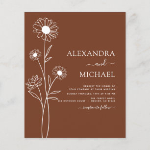 Hochzeiten Minimalistische botanische Blumenstrauß