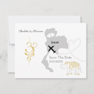 Hochzeiten Save the Date im Ausland