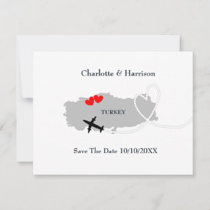 Hochzeiten Save the Date im Ausland