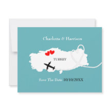 Hochzeiten Save the Date im Ausland