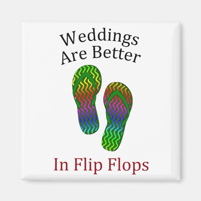 Hochzeiten sind bei Flip Flops Beach Hochzeiten be Magnet (Vorne)
