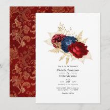 Hochzeiten von Marine, Rot und Gold