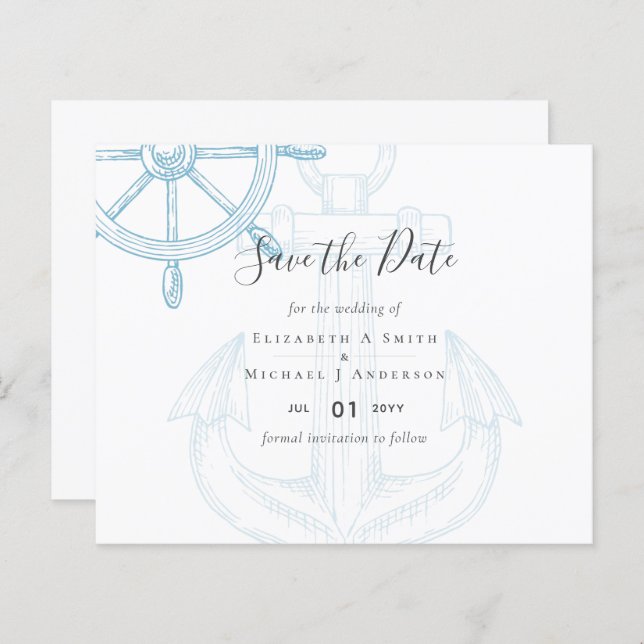 Hochzeiten von Nautical Ships Wheding (Vorne/Hinten)