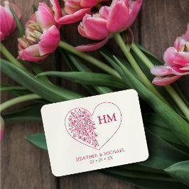 Hochzeiten Wildblumen Garland Herzlich Willkommen Gummistempel
