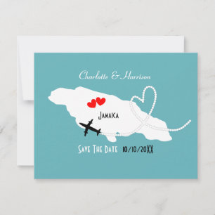 Hochzeiten Zielort Jamaika Save the Date