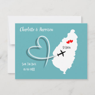 Hochzeiten Zielort St. Lucia Save the Date