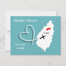 Hochzeiten Zielort St. Lucia Save the Date