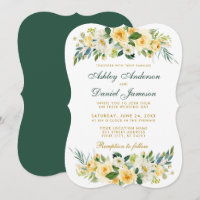 Hochzeitflorgelb Gelbgrün