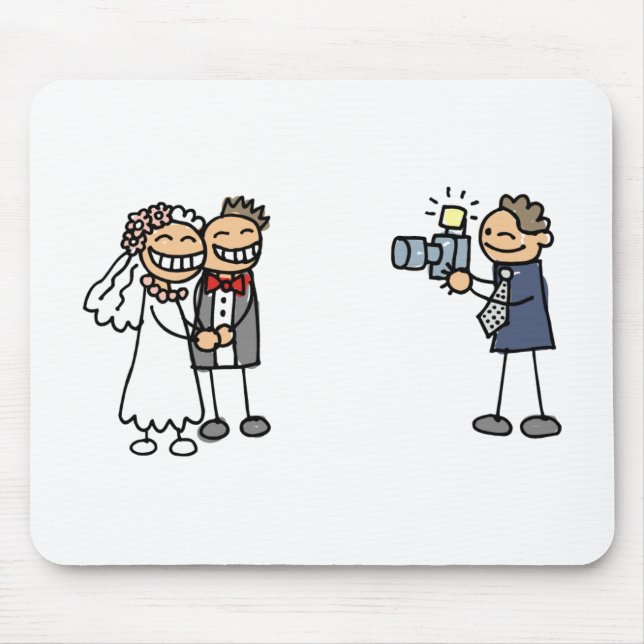 Hochzeitfotografie Mousepad (Vorne)