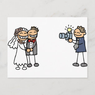Hochzeitfotografie Postkarte