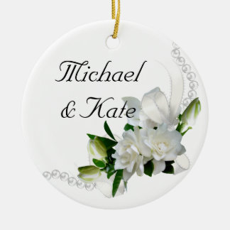 HochzeitGardenias Keramikornament