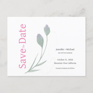 Hochzeitheiratskalligrafie Schwarz-weiß Ankündigungspostkarte