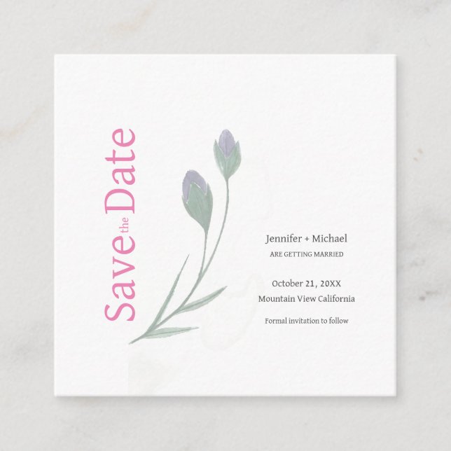 Hochzeitheiratskalligrafie Schwarz-weiß Begleitkarte (Vorderseite)