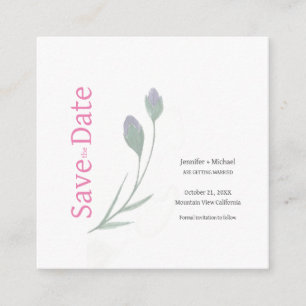 Hochzeitheiratskalligrafie Schwarz-weiß Begleitkarte