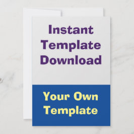 Hochzeitkarte Sofortige Download-Vorlage Einladung