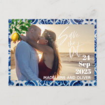 Hochzeitlemons Foto Overlay Modernes Save the Date
