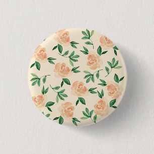 Hochzeitliche Blume Button