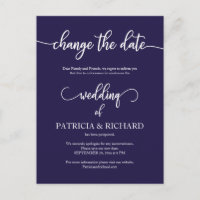 Hochzeitliche Hochzeit billig Elegant Navy Blue