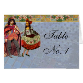 Hochzeitliche Tischnummer Platzkarten Funny