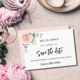 Hochzeitlicher Eukalyptus aus Goldblütengold Save The Date