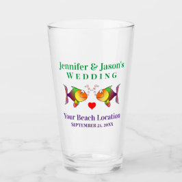 Hochzeitlicher Fisch Beach Tropical Destination Be Glas