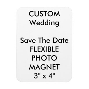 Hochzeitlicher Save the Date-Foto-Kühlschrankmagne Magnet