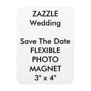 Hochzeitlicher Save the Date-Foto-Kühlschrankmagne Magnet