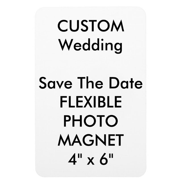 Hochzeitlicher Save the Date-Foto-Kühlschrankmagne Magnet (Vertikal)