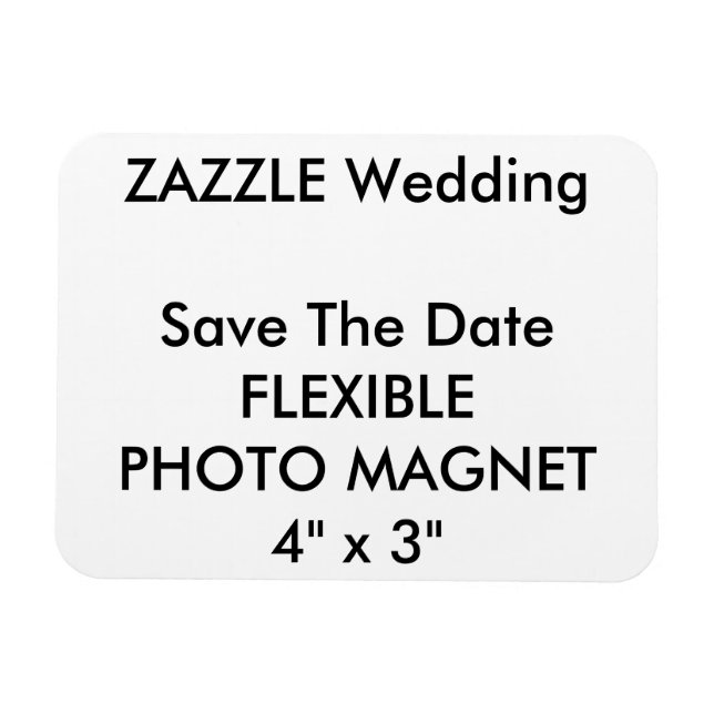 Hochzeitlicher Save the Date-Foto-Kühlschrankmagne Magnet (Horizontal)