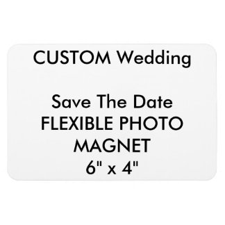 Hochzeitlicher Save the Date-Foto-Kühlschrankmagne Magnet